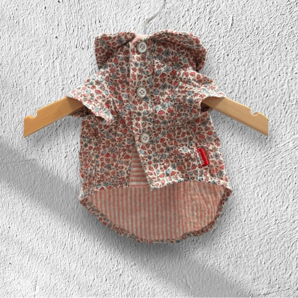 Reddy Pet floral button down shirt. XXS/XS